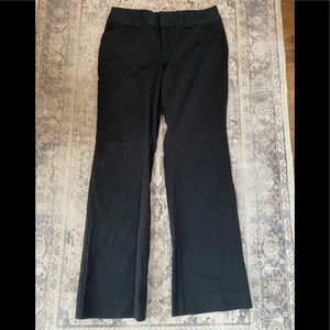 Gap stretch curvy fit flared leg black dress pants